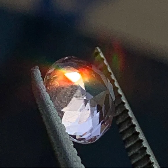 1.10 Ct Pink Tourmaline Round Faceted Gemstone - Picture 15 of 17